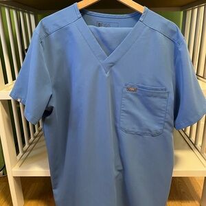 Men's FIGS Ceil blue scrub